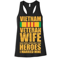 Vietnam Veteran Wife Women's Racerback Tank