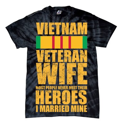 Vietnam Veteran Wife Tie-Dye T-Shirt