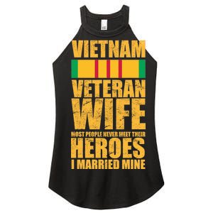 Vietnam Veteran Wife Women's Perfect Tri Rocker Tank