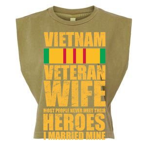 Vietnam Veteran Wife Garment-Dyed Women's Muscle Tee