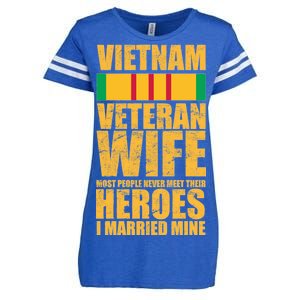 Vietnam Veteran Wife Enza Ladies Jersey Football T-Shirt