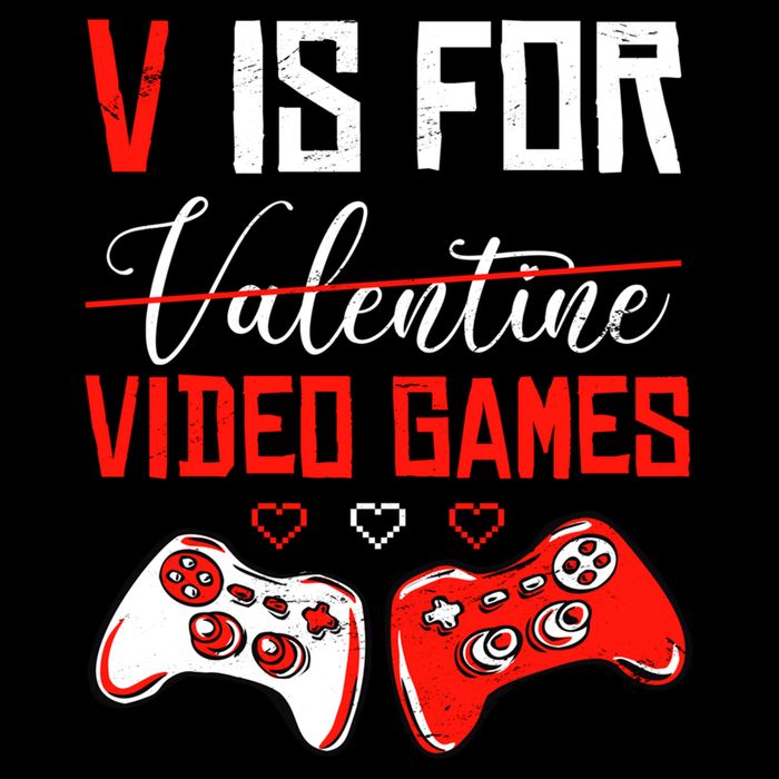 V Is For Video Games Anti Valentine's Day Game Lover Gift Wool Snapback Cap