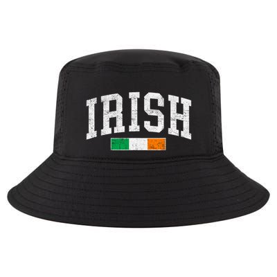 Vintage Irish Flag St Patricks Day Retro Ireland Souvenir Cool Comfort Performance Bucket Hat