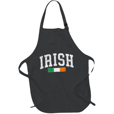 Vintage Irish Flag St Patricks Day Retro Ireland Souvenir Apron