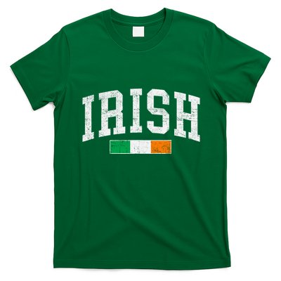 Vintage Irish Flag St Patricks Day Retro Ireland Souvenir T-Shirt