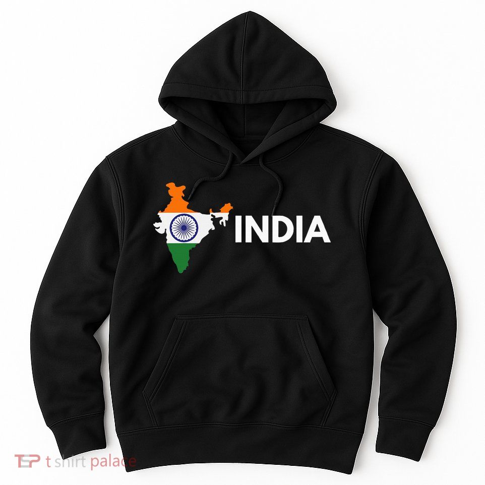 Vintage India Flag Indian Outdoor Trip In India Hoodie