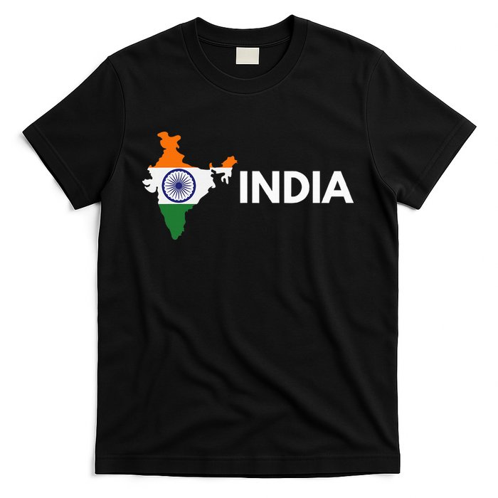 Vintage India Flag Indian Outdoor Trip In India T-Shirt