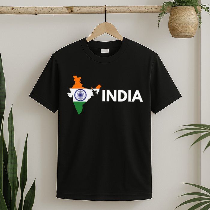 Vintage India Flag Indian Outdoor Trip In India T-Shirt