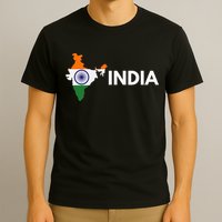 Vintage India Flag Indian Outdoor Trip In India T-Shirt