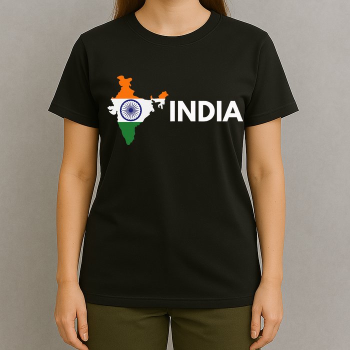 Vintage India Flag Indian Outdoor Trip In India T-Shirt