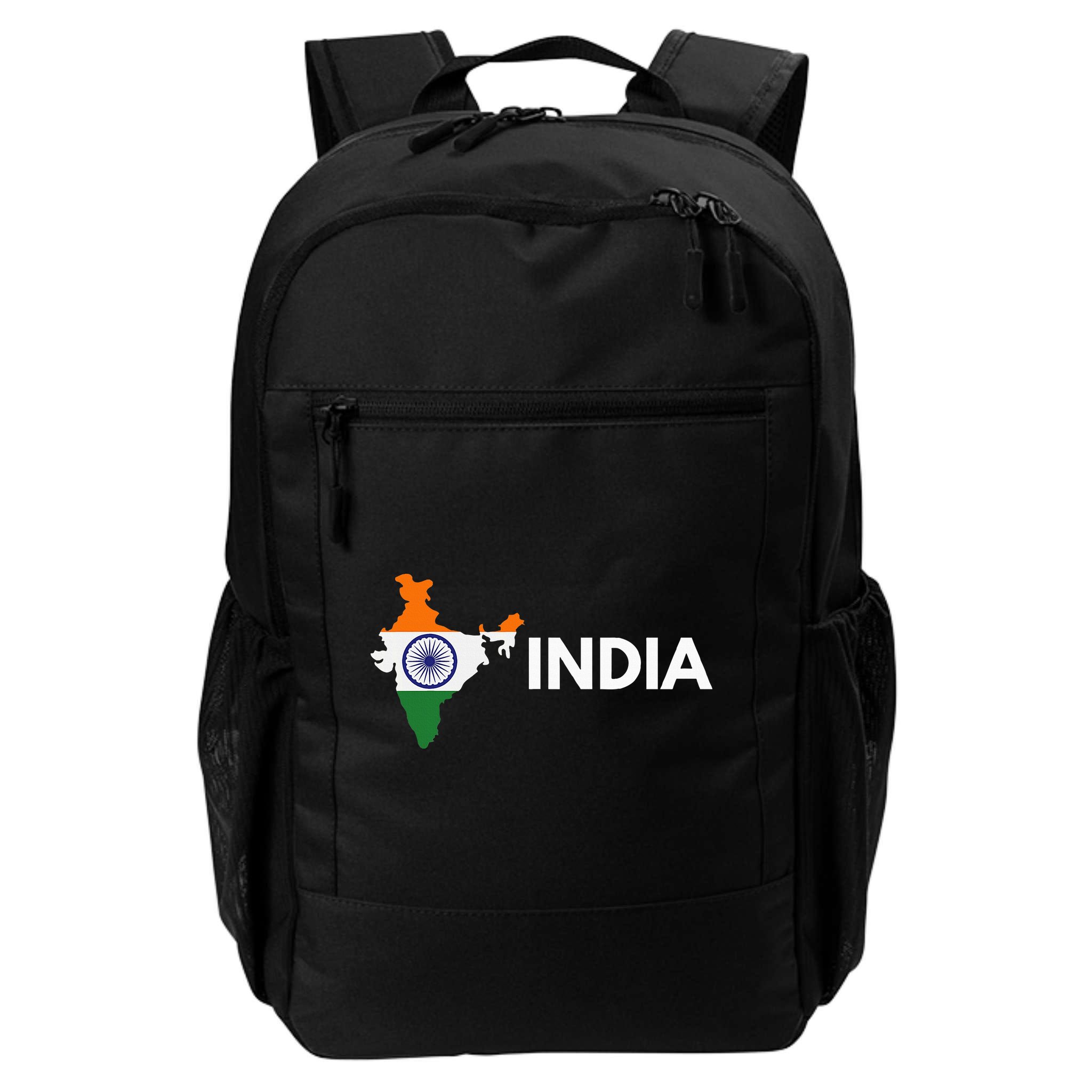 Vintage India Flag Indian Outdoor Trip In India Backpack