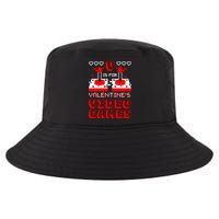 V Is For Valentine's Day Funny Video Game Gamer Cool Comfort Performance Bucket Hat
