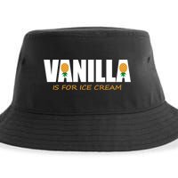 Vanilla Is For Ice Cream Upside Down Pineapple Swinger Theme Great Gift Sustainable Bucket Hat