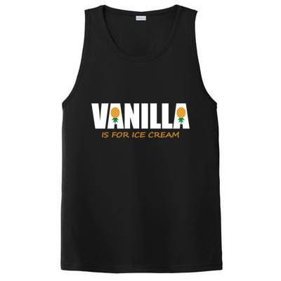 Vanilla Is For Ice Cream Upside Down Pineapple Swinger Theme Great Gift PosiCharge Competitor Tank
