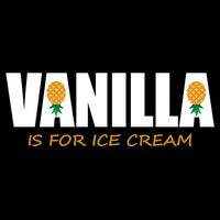 Vanilla Is For Ice Cream Upside Down Pineapple Swinger Theme Great Gift Wool Snapback Cap