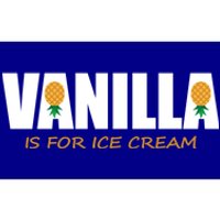 Vanilla Is For Ice Cream Upside Down Pineapple Swinger Theme Great Gift Bumper Sticker