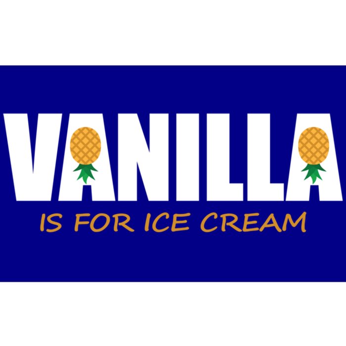 Vanilla Is For Ice Cream Upside Down Pineapple Swinger Theme Great Gift Bumper Sticker