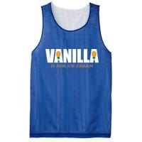 Vanilla Is For Ice Cream Upside Down Pineapple Swinger Theme Great Gift Mesh Reversible Basketball Jersey Tank