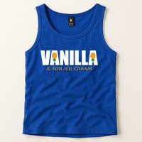 Vanilla Is For Ice Cream Upside Down Pineapple Swinger Theme Great Gift Tank Top