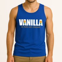 Vanilla Is For Ice Cream Upside Down Pineapple Swinger Theme Great Gift Tank Top