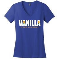 Vanilla Is For Ice Cream Upside Down Pineapple Swinger Theme Great Gift Women's V-Neck T-Shirt