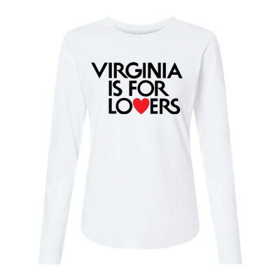 Virginia Is For Lovers Love Gift Virginia State Womens Cotton Relaxed Long Sleeve T-Shirt