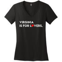 Virginia Is For The Lovers Funny Cool Women's V-Neck T-Shirt