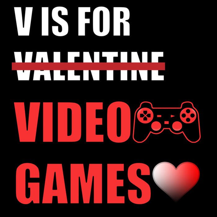 V Is For Video Games Funny Valentines Day Gamer Cool Gift Sustainable Bucket Hat