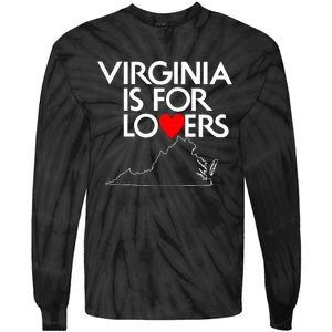 Virginia Is For Lovers Tie-Dye Long Sleeve Shirt