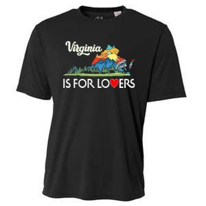 Virginia Is For The Lovers For  Women Cooling Performance Crew T-Shirt