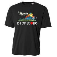 Virginia Is For The Lovers For  Women Cooling Performance Crew T-Shirt