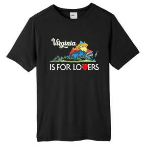 Virginia Is For The Lovers For  Women Tall Fusion ChromaSoft Performance T-Shirt