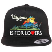 Virginia Is For The Lovers For  Women Flat Bill Trucker Hat