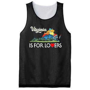 Virginia Is For The Lovers For  Women Mesh Reversible Basketball Jersey Tank