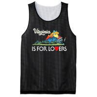 Virginia Is For The Lovers For  Women Mesh Reversible Basketball Jersey Tank