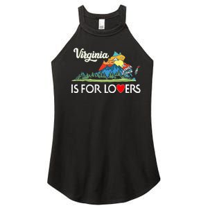 Virginia Is For The Lovers For  Women Women's Perfect Tri Rocker Tank