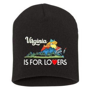 Virginia Is For The Lovers For  Women Short Acrylic Beanie