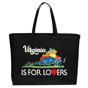 Virginia Is For The Lovers For  Women Cotton Canvas Jumbo Tote