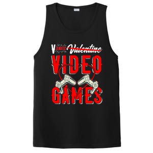 V Is For Valentines Video Games Gift For Gamer Lover Control Great Gift PosiCharge Competitor Tank