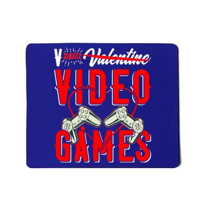 V Is For Valentines Video Games Gift For Gamer Lover Control Great Gift Mousepad