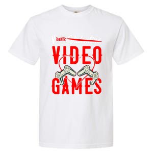 V Is For Valentines Video Games Gift For Gamer Lover Control Great Gift Garment-Dyed Heavyweight T-Shirt