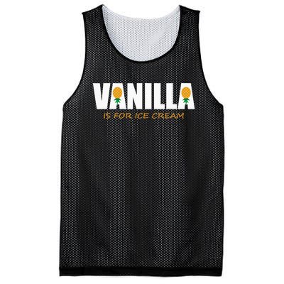 Vanilla Is For Ice Cream Upside Down Pineapple Swinger Theme Mesh Reversible Basketball Jersey Tank