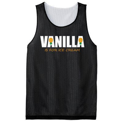 Vanilla Is For Ice Cream Upside Down Pineapple Mesh Reversible Basketball Jersey Tank