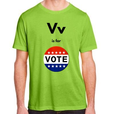 V Is For Vote Adult ChromaSoft Performance T-Shirt