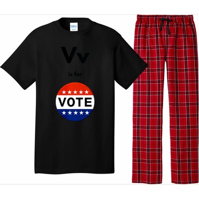 V Is For Vote Pajama Set