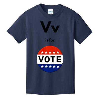 V Is For Vote Kids T-Shirt