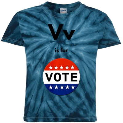 V Is For Vote Kids Tie-Dye T-Shirt