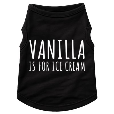 Vanilla Is For Ice Cream Swingers / Freaky Product Cute Gift Doggie Tank