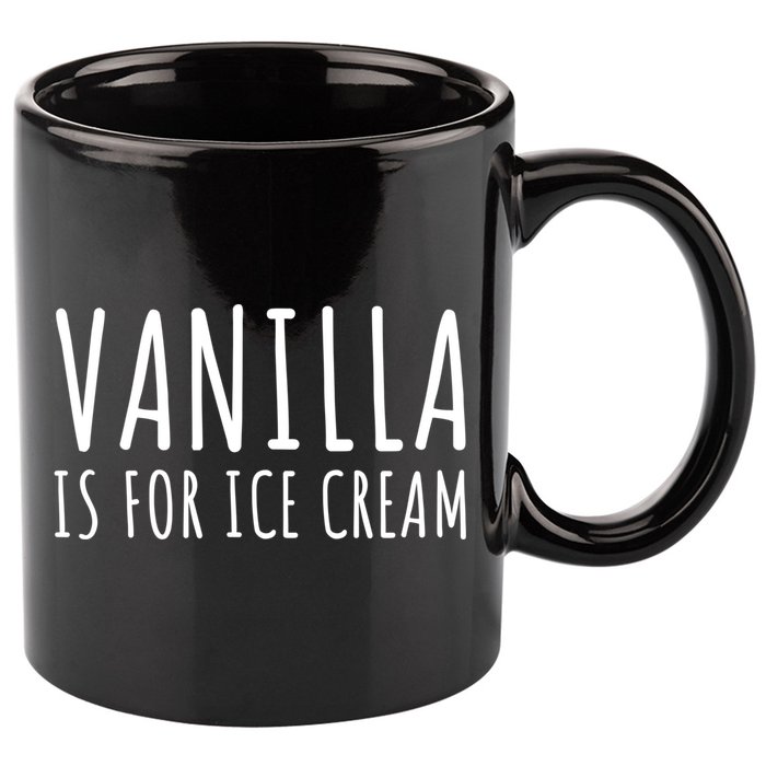 Vanilla Is For Ice Cream Swingers / Freaky Product Cute Gift 11oz C Handle Ceramic Mug