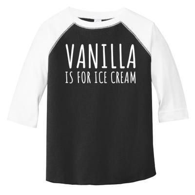 Vanilla Is For Ice Cream Swingers / Freaky Product Cute Gift Toddler Fine Jersey T-Shirt